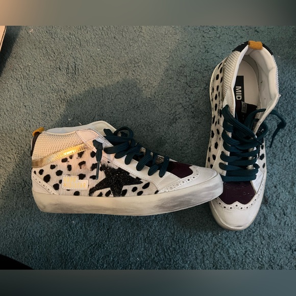 Brand New Golden Goose mid Star Classic Dalmatian print. size 37 - Picture 3 of 6